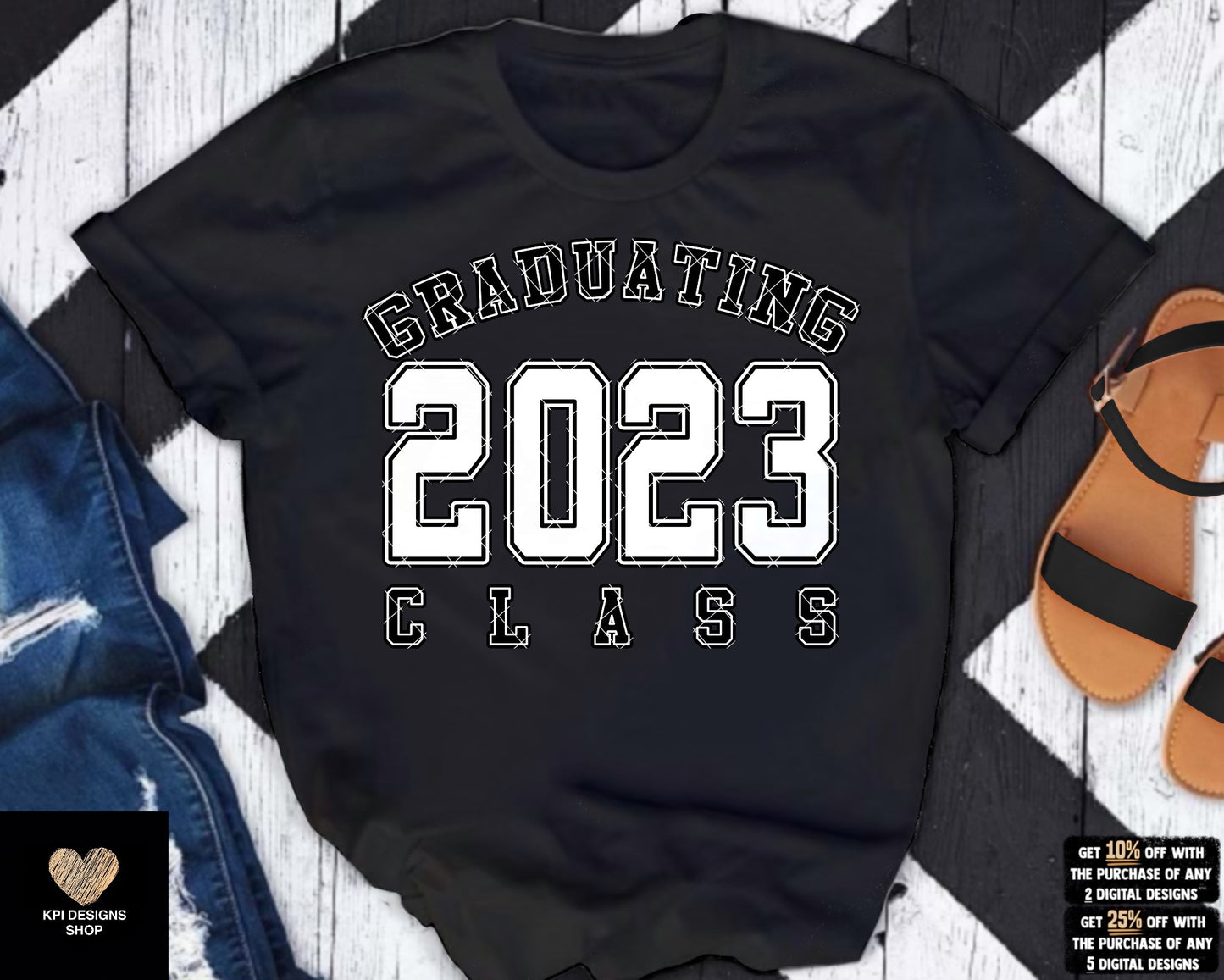 2023 Graduating Class (7-pack) - May2023 - PNG - Digital Design