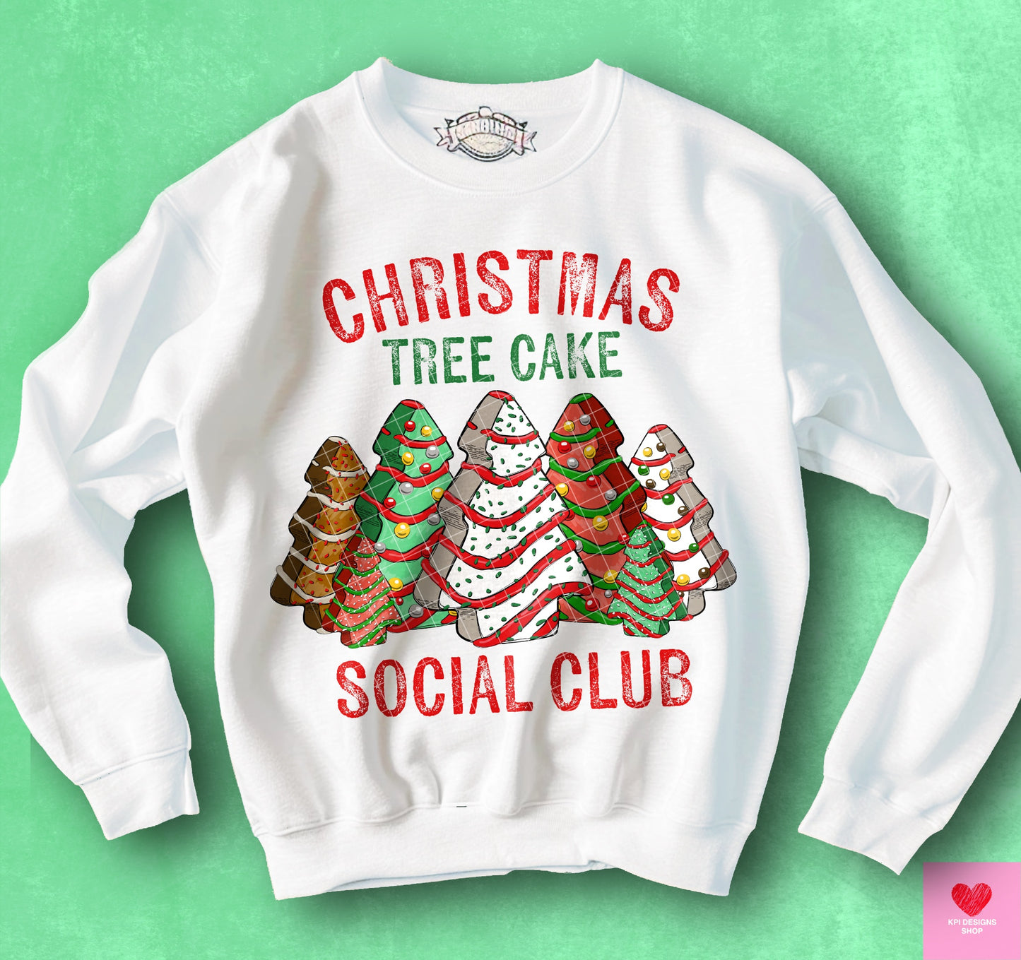 Christmas Tree Cake Social Club - Nov2024 - PNG - Digital Design