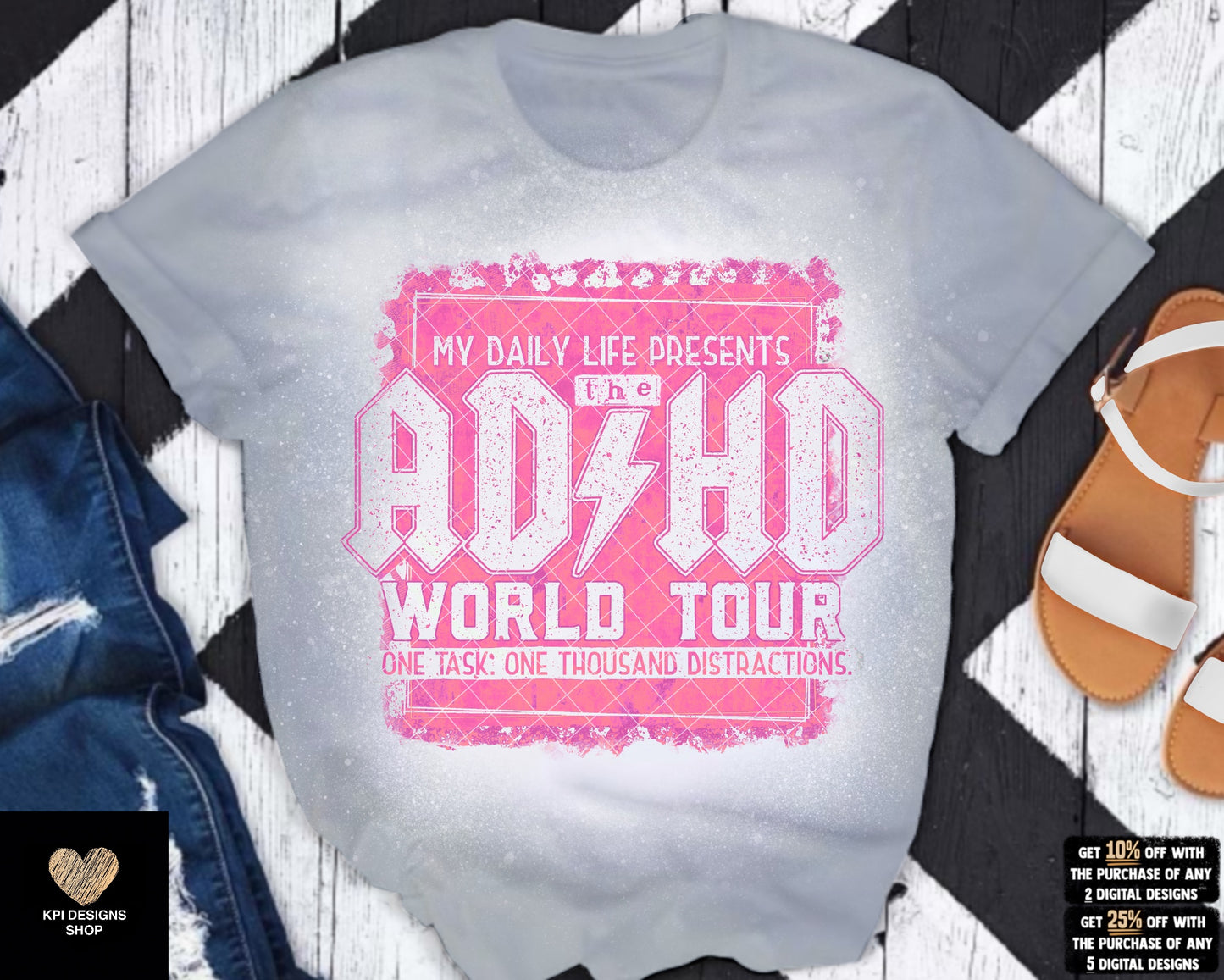ADHD World Tour + Matching Pocket (9-pack) - July2023 - PNG - Digital Design