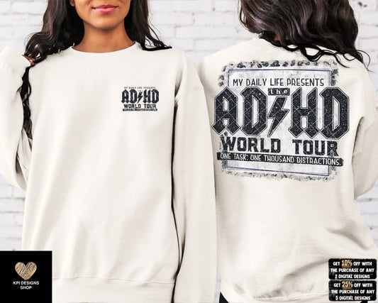 ADHD World Tour + Matching Pocket (9-pack) - July2023 - PNG - Digital Design