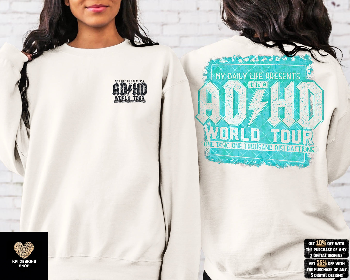 ADHD World Tour + Matching Pocket (9-pack) - July2023 - PNG - Digital Design