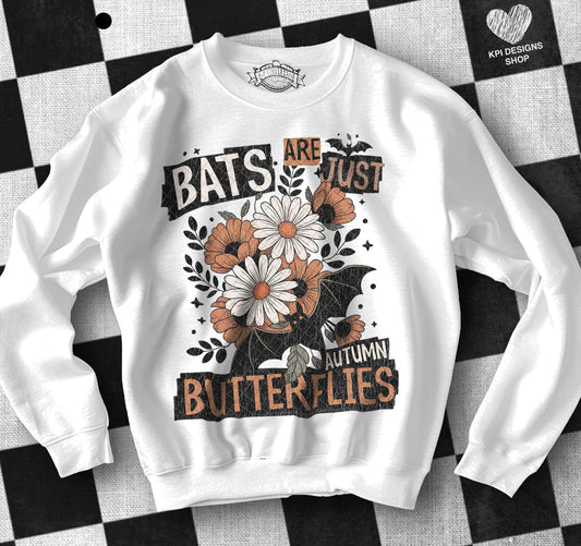 Bats are Autumn Butterflies (4 files) - Oct2025 - PNG - Digital Design (Personal Use Recommended)