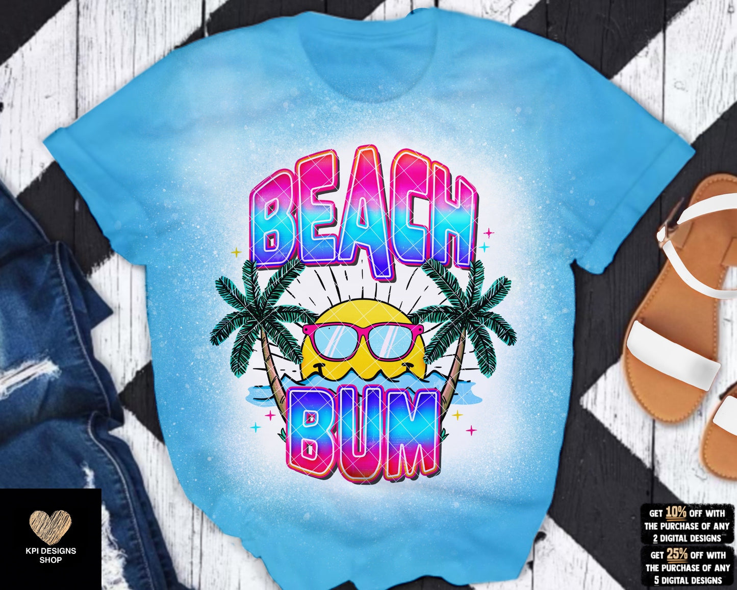 Beach Bum (2-pack) - June2023 - PNG - Digital Design