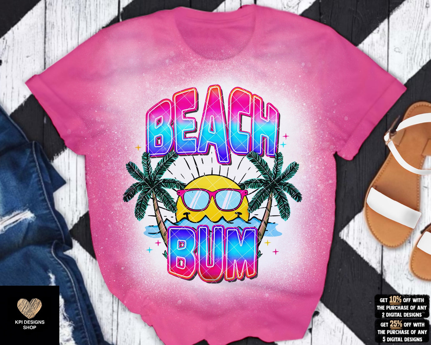 Beach Bum (2-pack) - June2023 - PNG - Digital Design