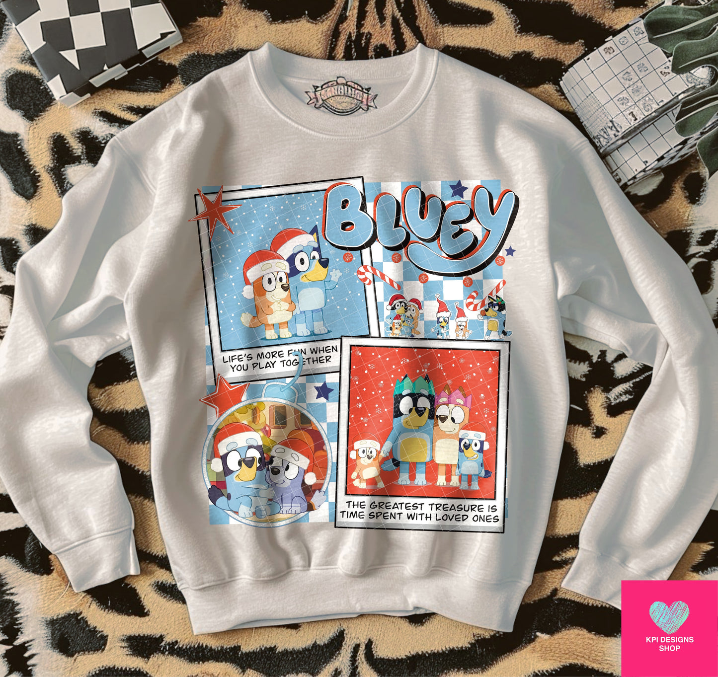 Blue Christmas - July2024 - PNG - Digital Design