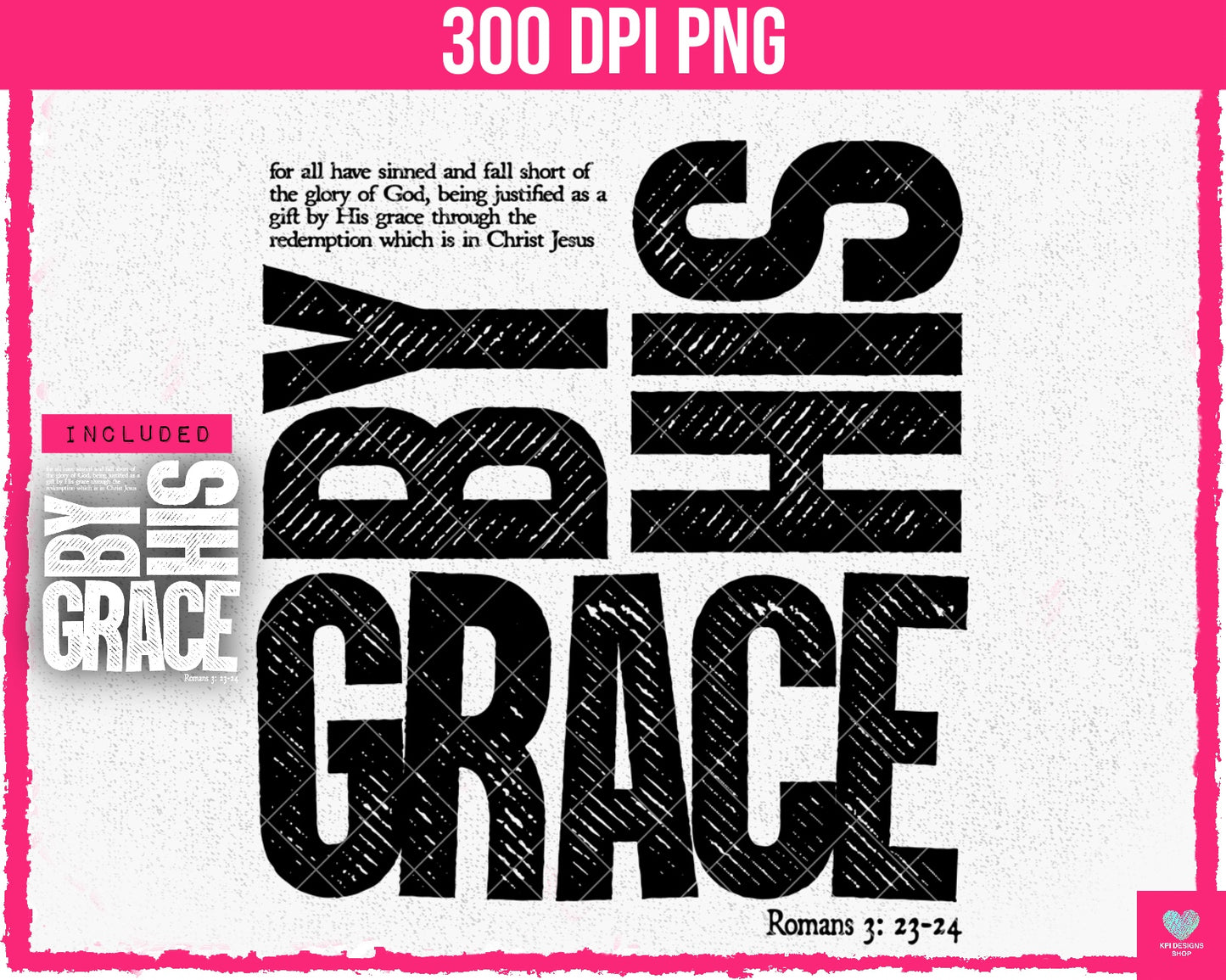 By His Grace (2-pack) - June2024 - PNG - Digital Design