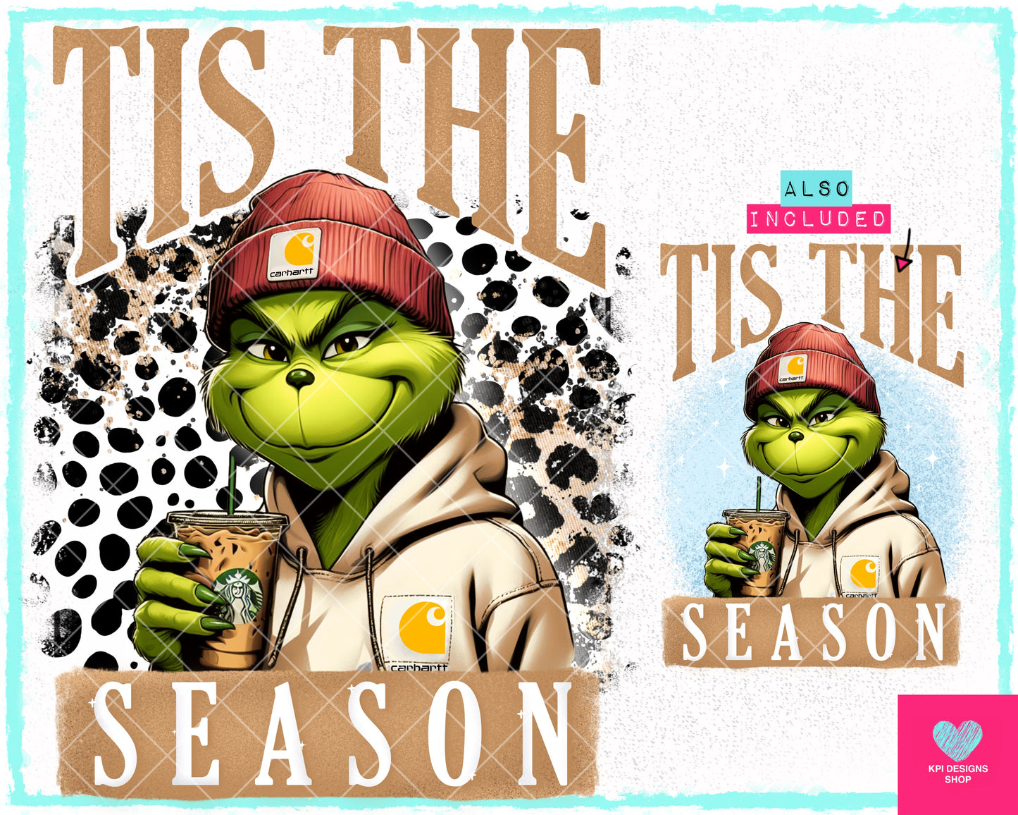 Mean One #4 - Tis the Season (2-pack) - Nov2023 - PNG - Digital Designs - (Personal Use Recommended