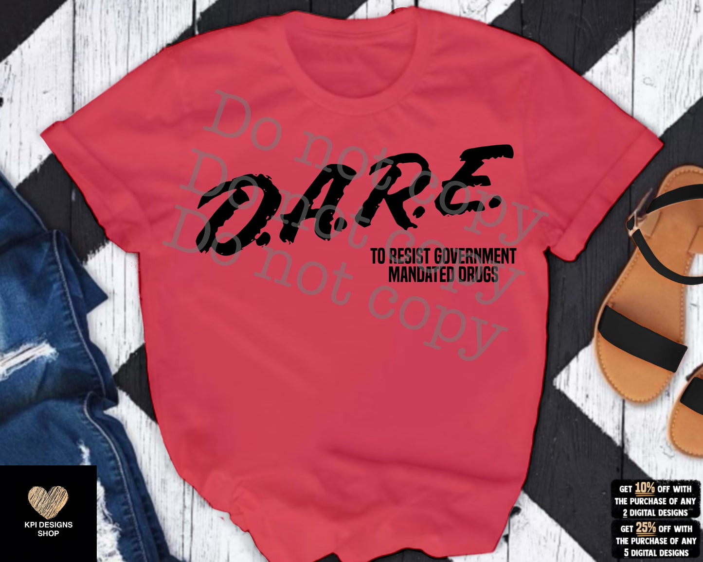 DARE to Resist (5-pack) - Sept2023 - PNG - Digital Design
