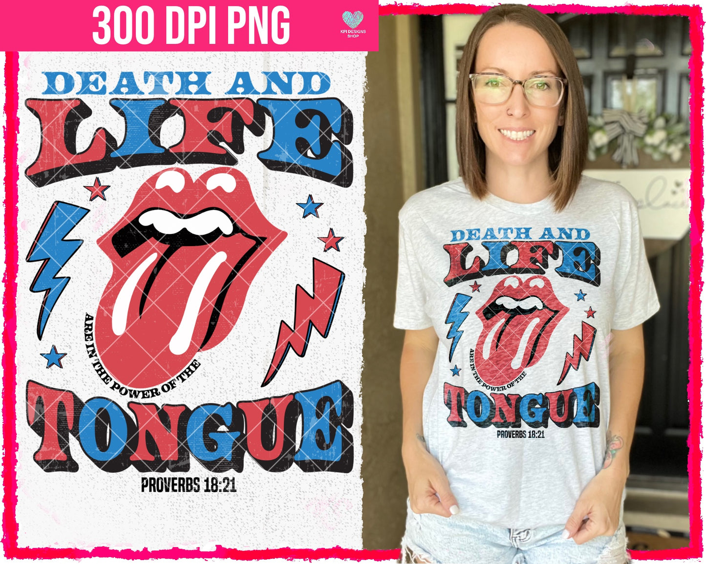 Death and Life Proverbs (2-pack) - Apr2024 - PNG - Digital Design