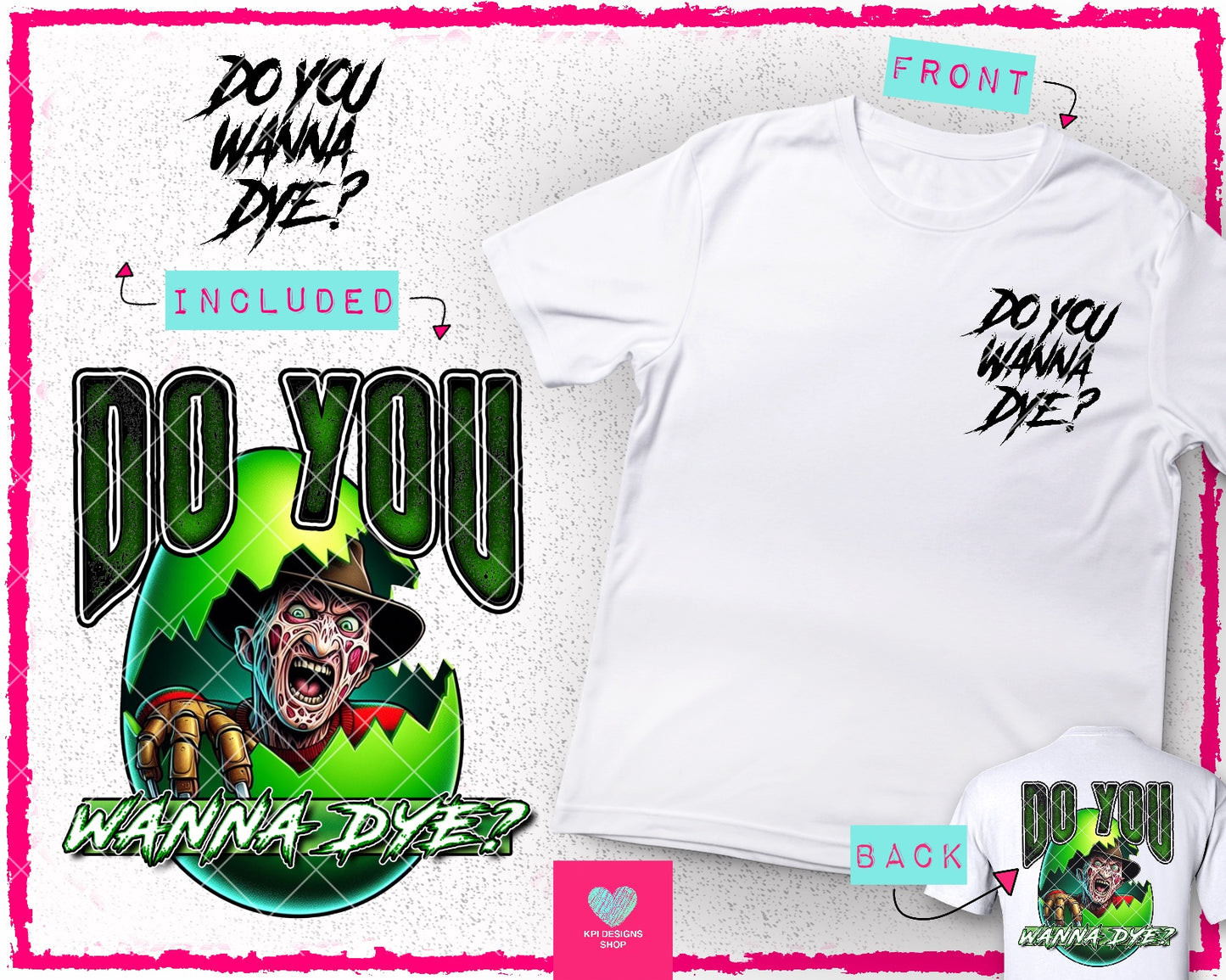 BUNDLE: Do You Wanna Dye? (9 files) - Feb2024 - PNG - Digital Design