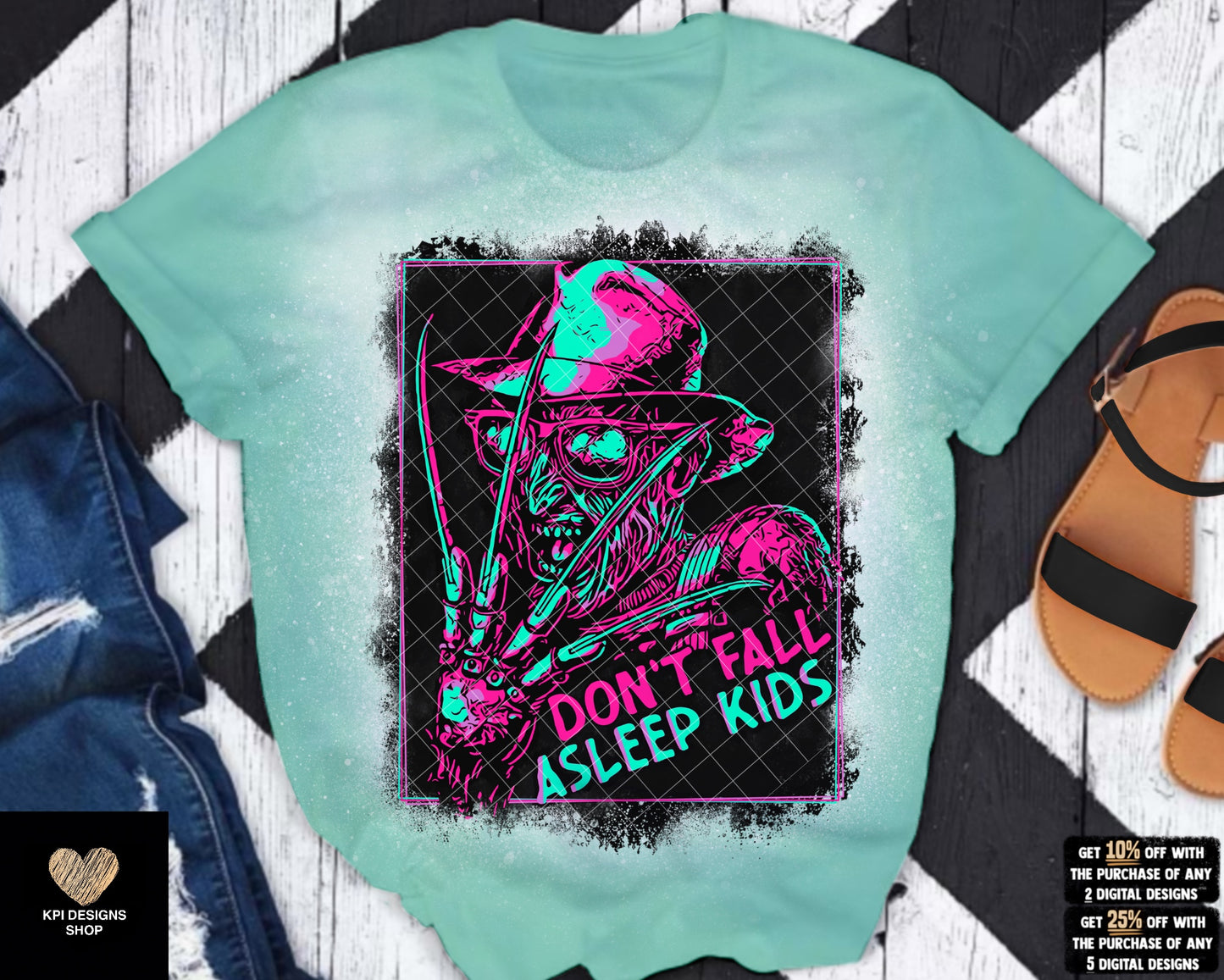 Don't Fall Asleep Kids (3-pack) - July2023 - PNG - Digital Design (Personal Use Recommended)