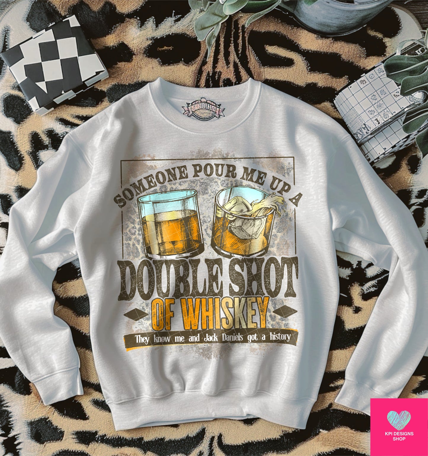 Double Shot of Whiskey (2-pack) May2024 - PNG - Digital Design