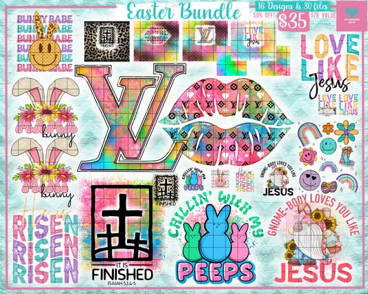 BUNDLE: EASTER 2023 (Personal Use Recommended on VIP Designs)