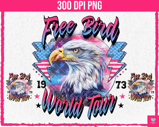 Free World Tour (3-pack) - June2024 - PNG - Digital Design