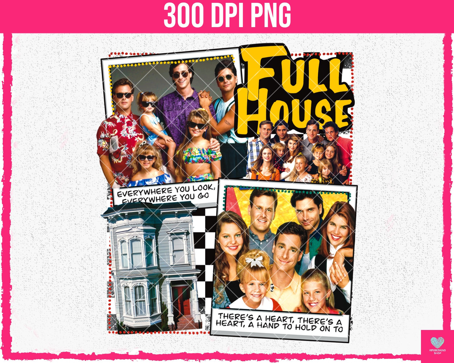 BUNDLE: Classic TV (10 files) - June2024 - PNG - Digital Design