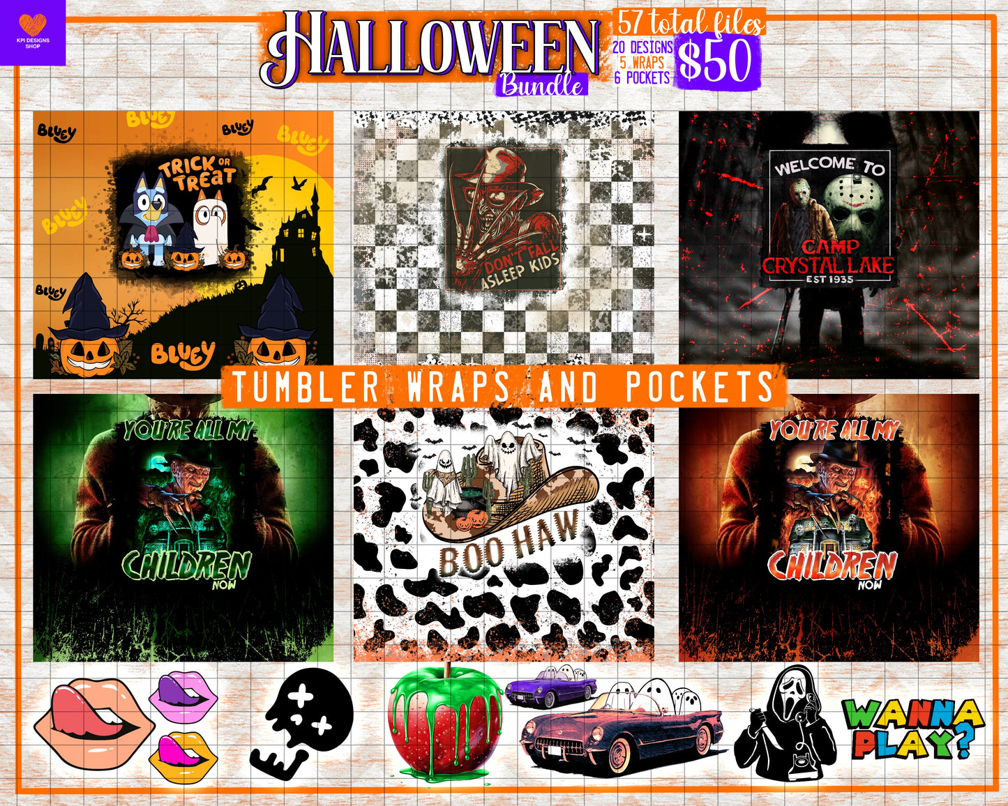 2023 Halloween BUNDLE (Personal Use Recommended on VIP Designs)