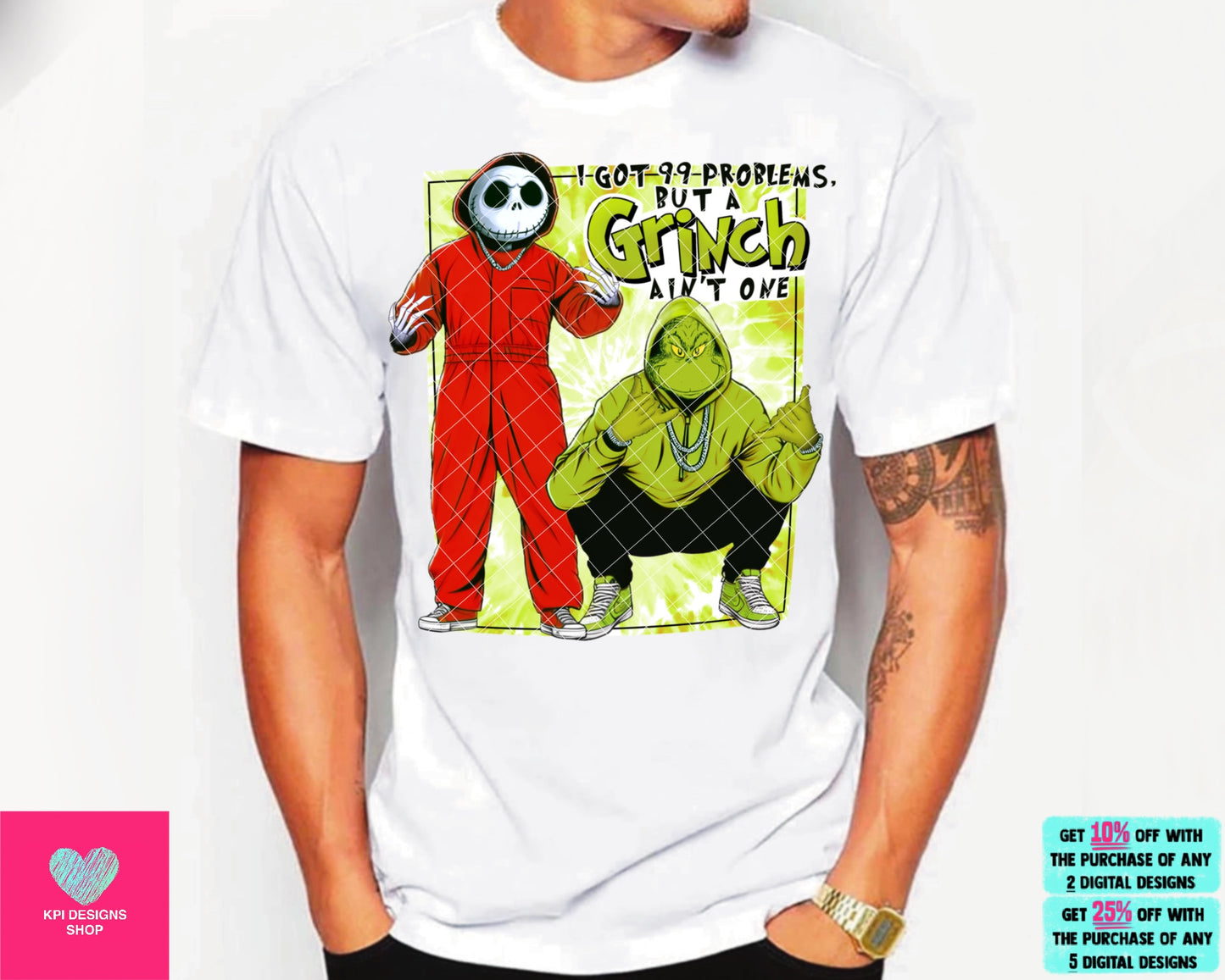 I Got 99 Problems, but a G Ain't One (4-pack) - Nov2023 - PNG - Digital Designs - (Personal Use Recommended