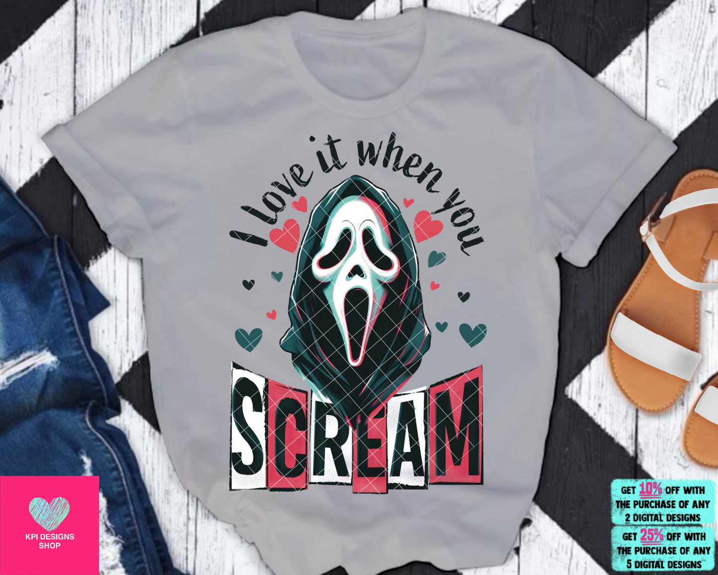 I Love it When You Scream - Dec2023 - PNG - Digital Design
