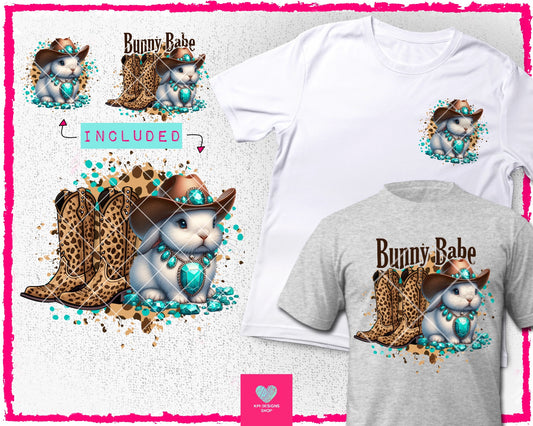 Bunny Babe (3-pack) - Mar2024 - PNG - Digital Design