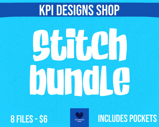 Stitch Bundle (8-pack) - Mar2024 - PNG - Digital Design