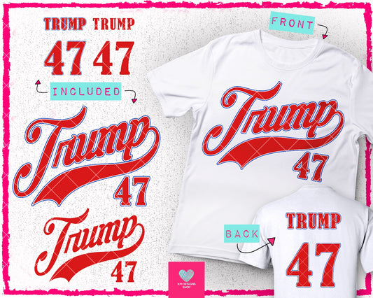 Trump Jersey (8-pack) - Mar2024 - PNG - Digital Design