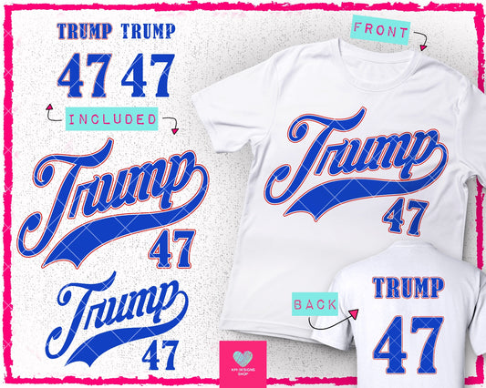 Trump Jersey (8-pack) - Mar2024 - PNG - Digital Design