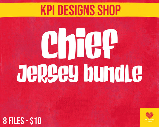 BUNDLE: KC Champion Jerseys - Feb2024 - PNG - Digital Design (Personal Use Recommended)