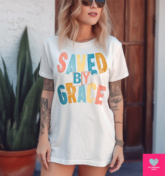 Saved by Grace (4-pack) - May2024 - PNG - Digital Design