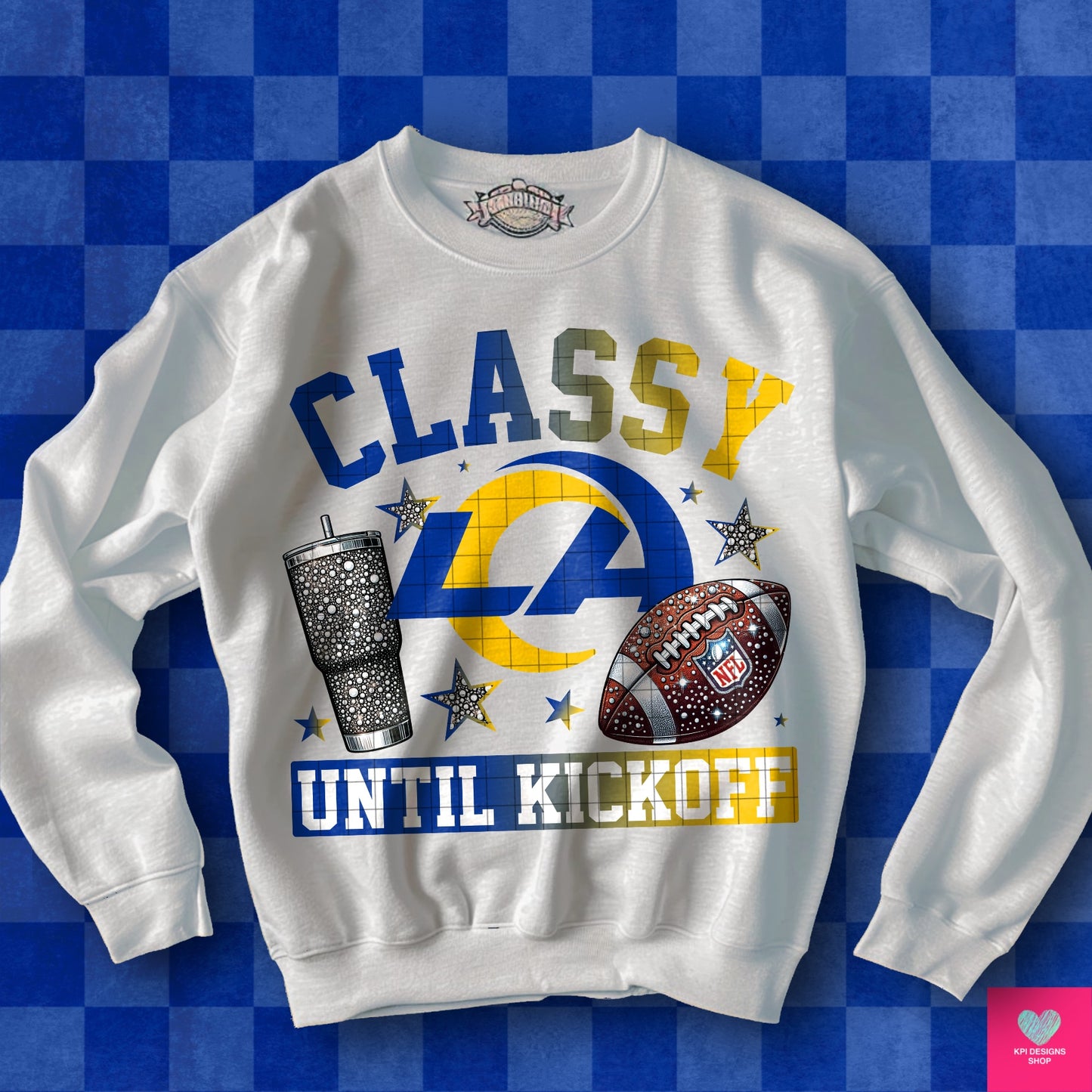 Classy Until Kickoff + Tumbler Wraps (64 Files) - Sept2024 - PNG - Digital Design (Personal Use Recommended)