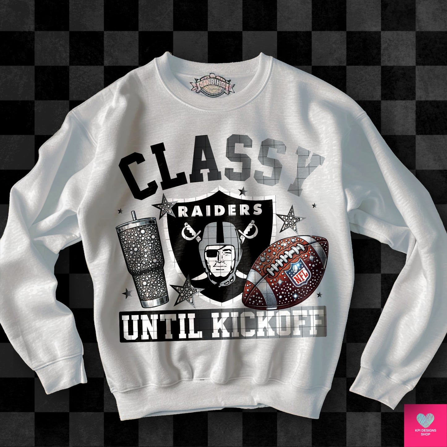 Classy Until Kickoff + Tumbler Wraps (64 Files) - Sept2024 - PNG - Digital Design (Personal Use Recommended)