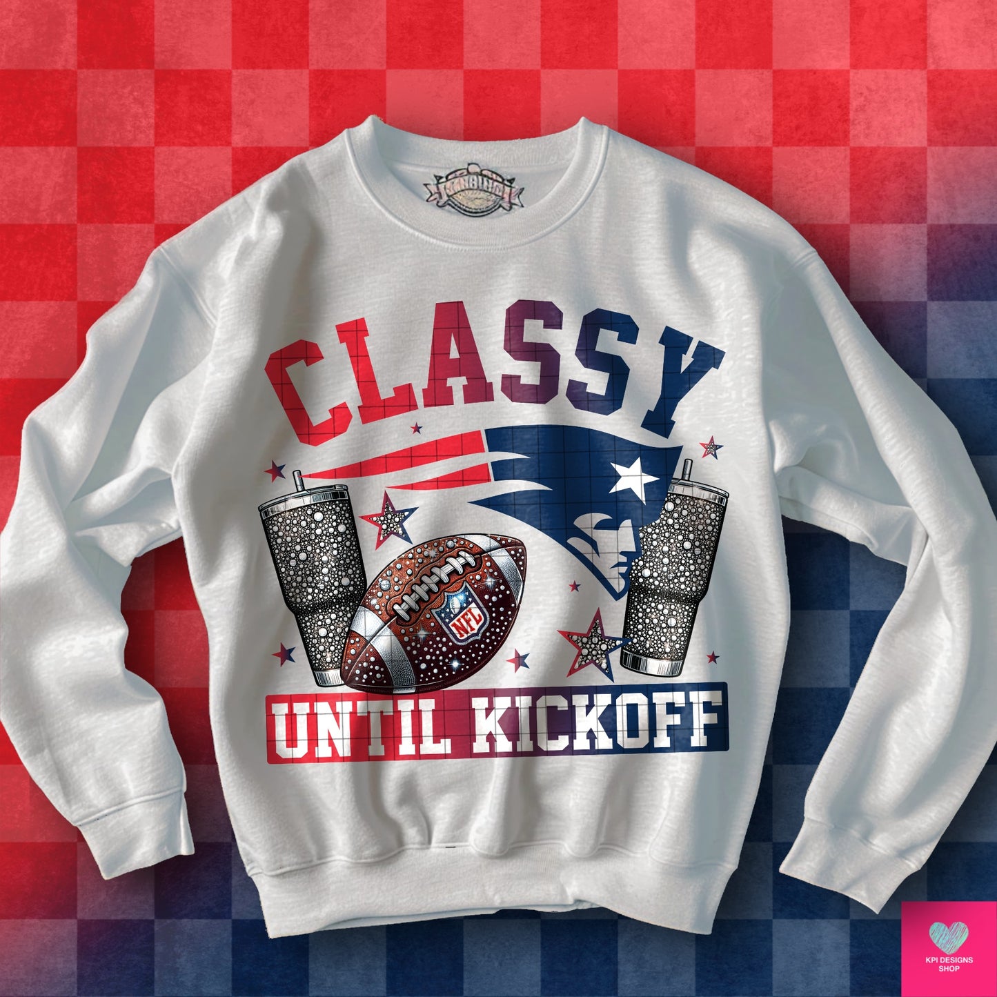 Classy Until Kickoff + Tumbler Wraps (64 Files) - Sept2024 - PNG - Digital Design (Personal Use Recommended)