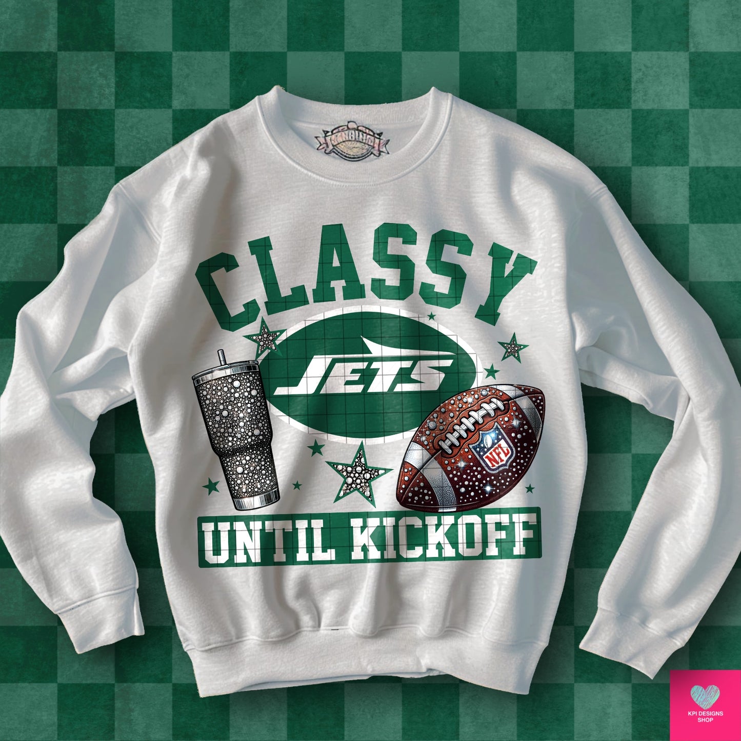 Classy Until Kickoff + Tumbler Wraps (64 Files) - Sept2024 - PNG - Digital Design (Personal Use Recommended)