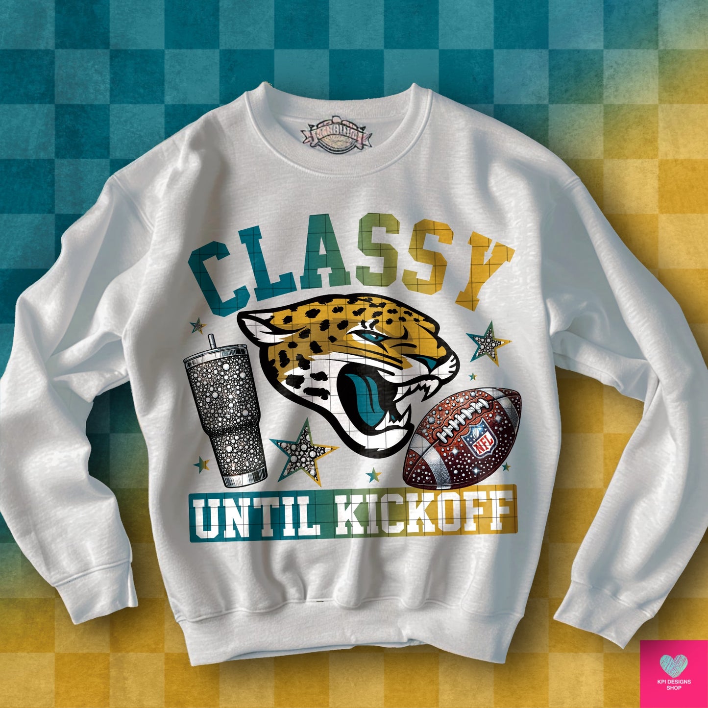 Classy Until Kickoff + Tumbler Wraps (64 Files) - Sept2024 - PNG - Digital Design (Personal Use Recommended)