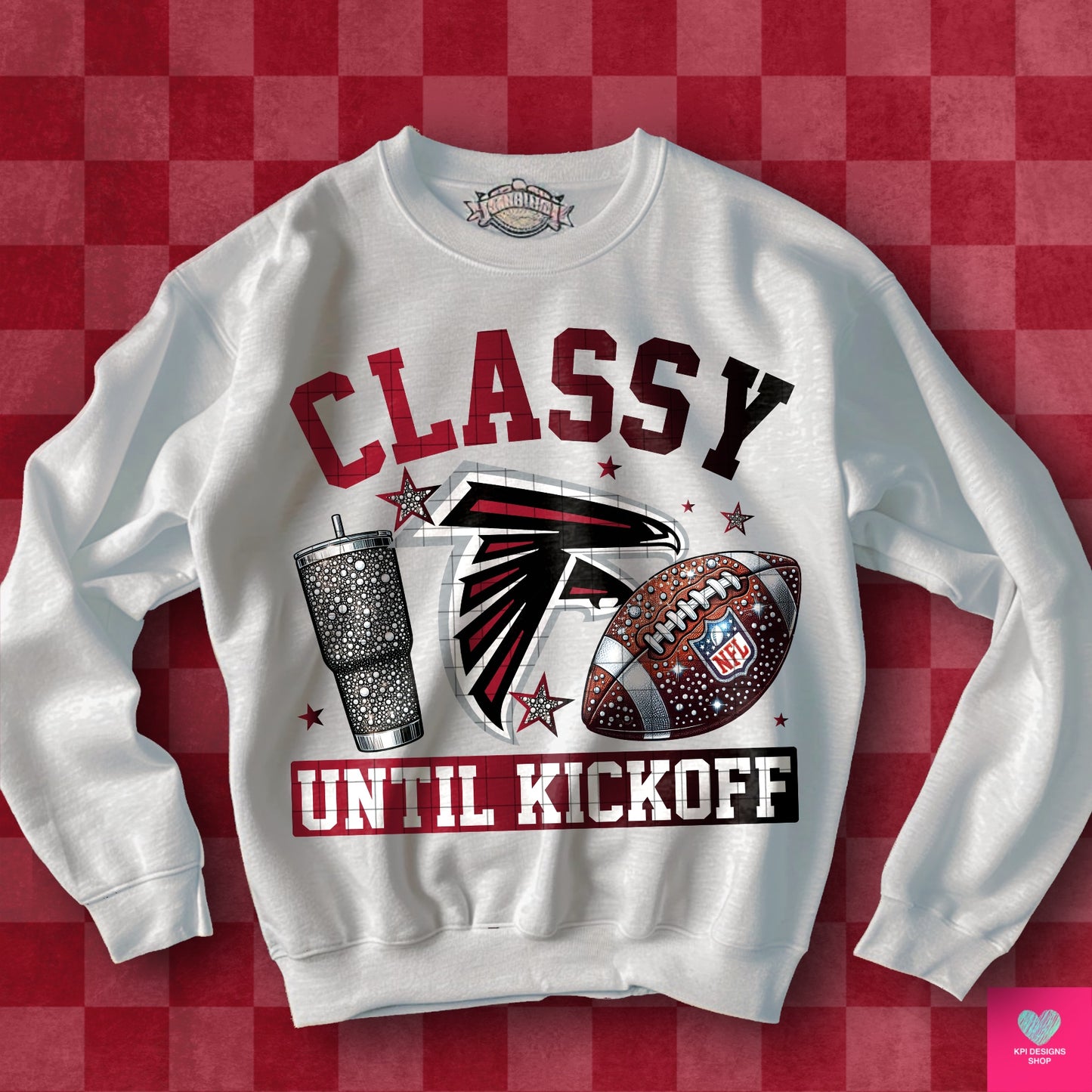 Classy Until Kickoff + Tumbler Wraps (64 Files) - Sept2024 - PNG - Digital Design (Personal Use Recommended)
