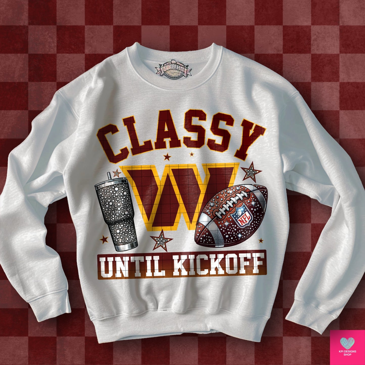 Classy Until Kickoff + Tumbler Wraps (64 Files) - Sept2024 - PNG - Digital Design (Personal Use Recommended)