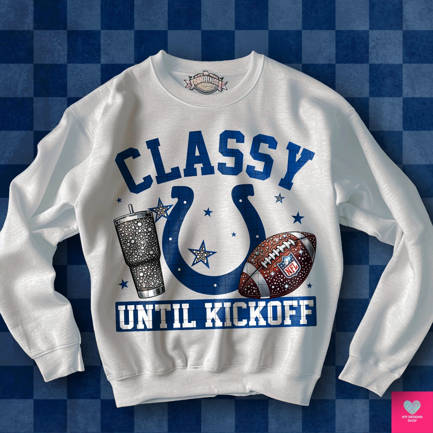 Classy Until Kickoff + Tumbler Wraps (64 Files) - Sept2024 - PNG - Digital Design (Personal Use Recommended)