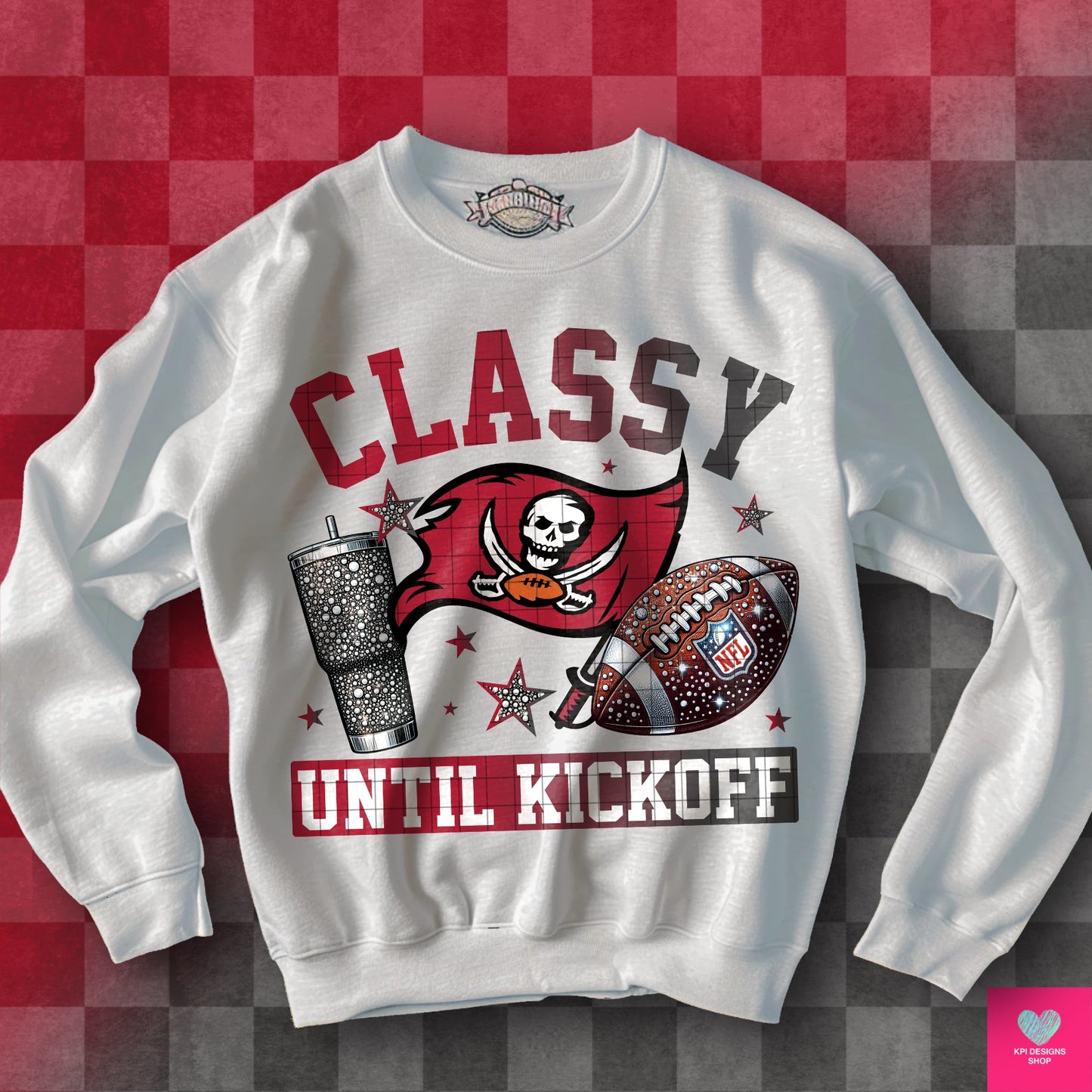 Classy Until Kickoff + Tumbler Wraps (64 Files) - Sept2024 - PNG - Digital Design (Personal Use Recommended)