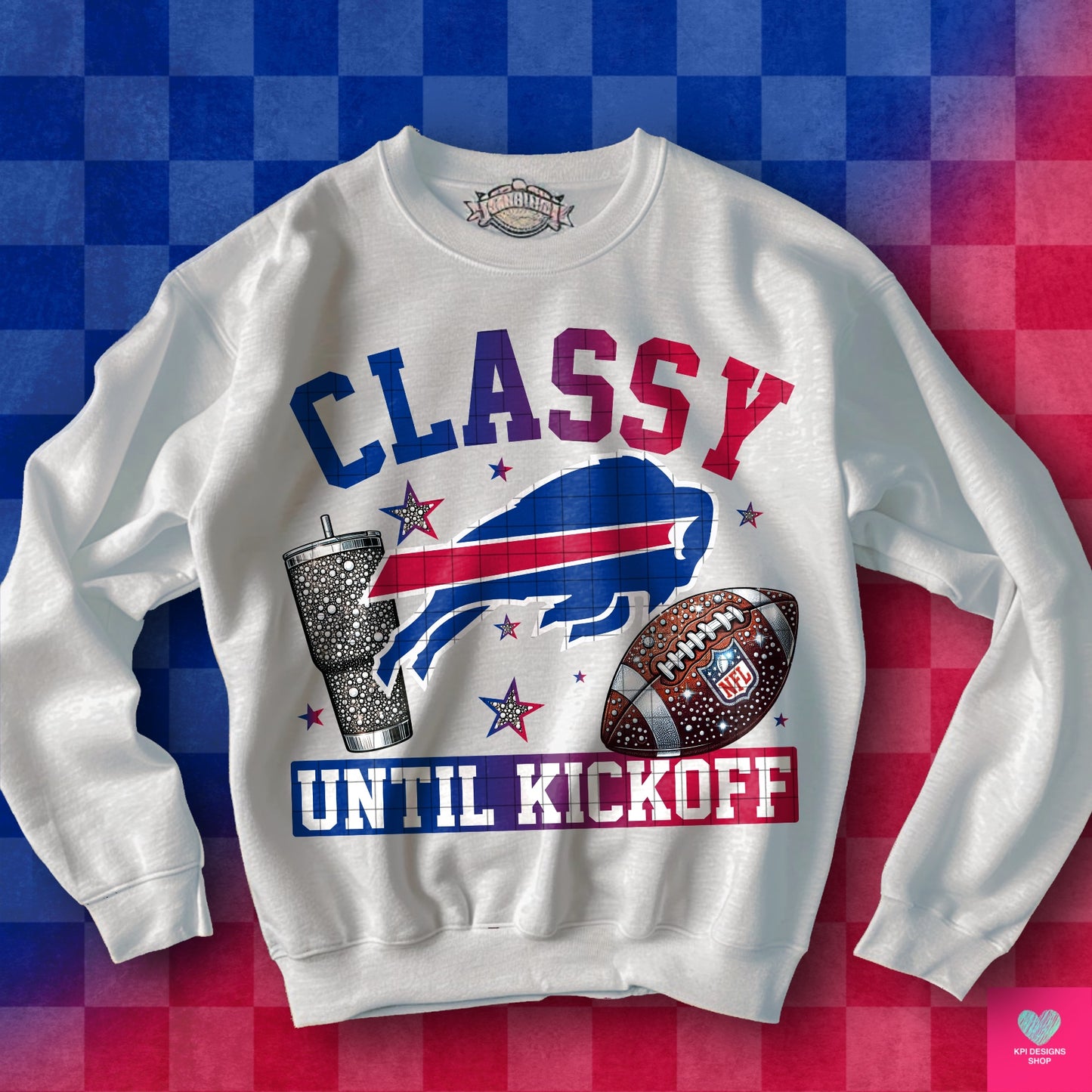 Classy Until Kickoff + Tumbler Wraps (64 Files) - Sept2024 - PNG - Digital Design (Personal Use Recommended)