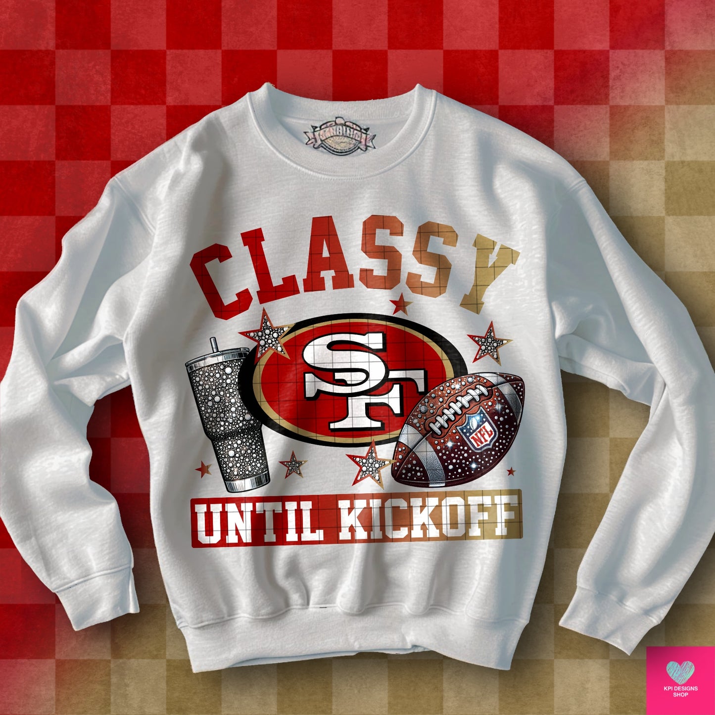Classy Until Kickoff + Tumbler Wraps (64 Files) - Sept2024 - PNG - Digital Design (Personal Use Recommended)