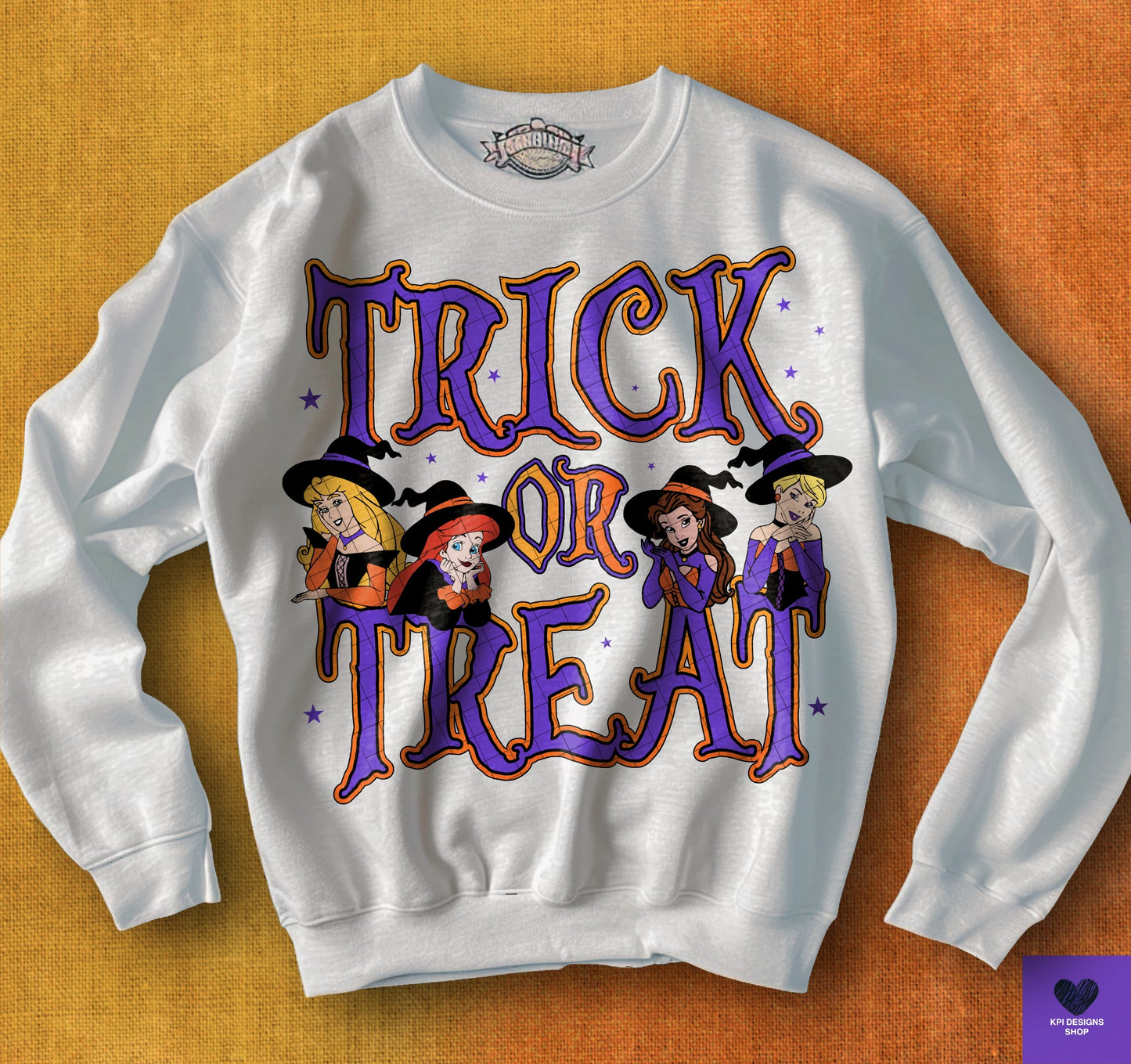 Trick or Treat (Princesses) (2-pack) - Sept2024 - PNG - Digital Design