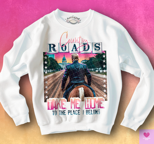 Country Roads Trump (2-pack) - Nov2024 - PNG - Digital Design