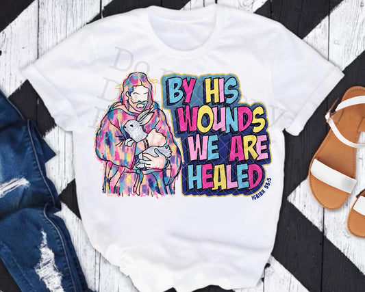 By His Wounds, We are Healed (2-pack) - Feb2025 - PNG - Digital Design