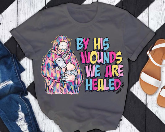 By His Wounds, We are Healed (2-pack) - Feb2025 - PNG - Digital Design