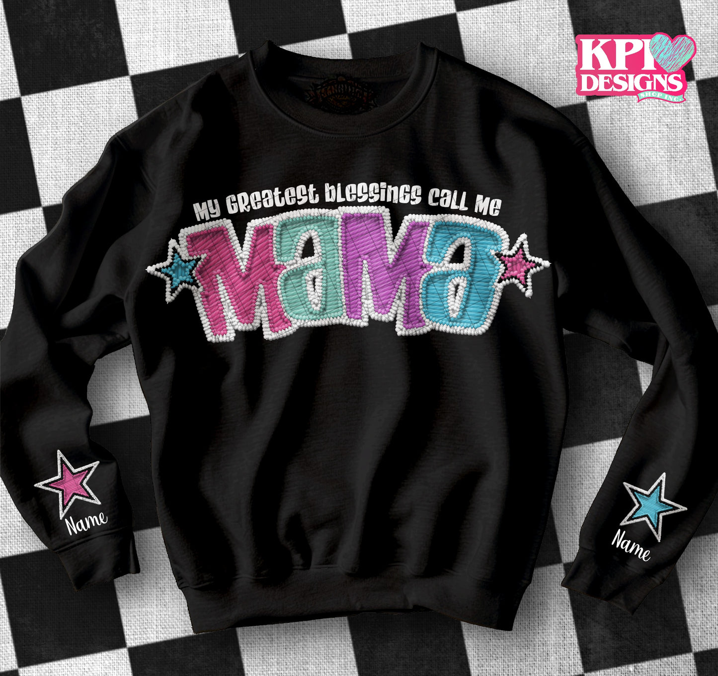 My Greatest Blessings Call Me Mama (10-pack) - Mar2024 - PNG - Digital Design