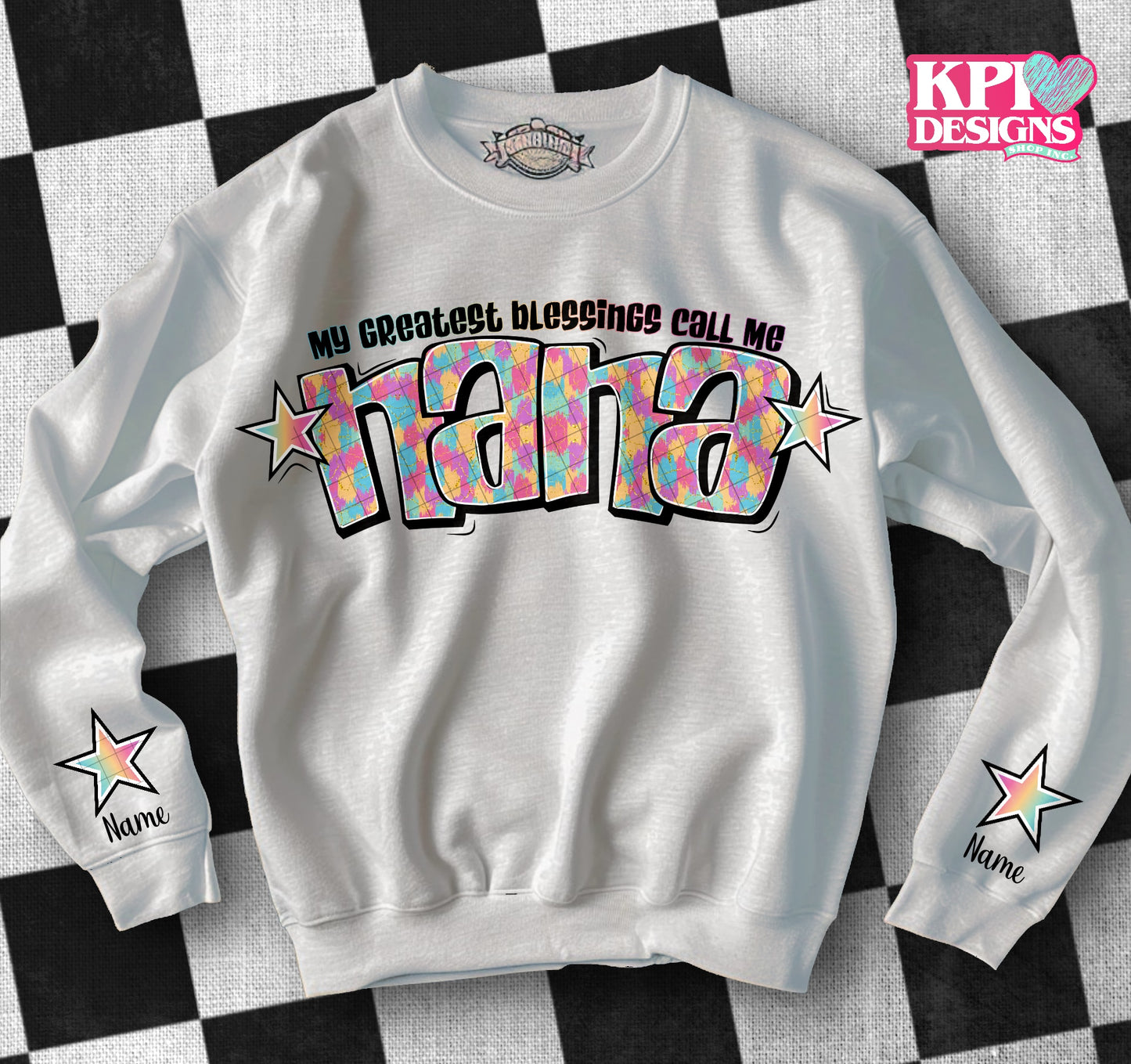 My Greatest Blessings Call Me Nana (10-pack) - Mar2024 - PNG - Digital Design