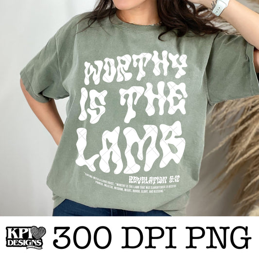 Worthy is the Lamb Bubbly (2-pack) - Mar2024 - PNG - Digital Design