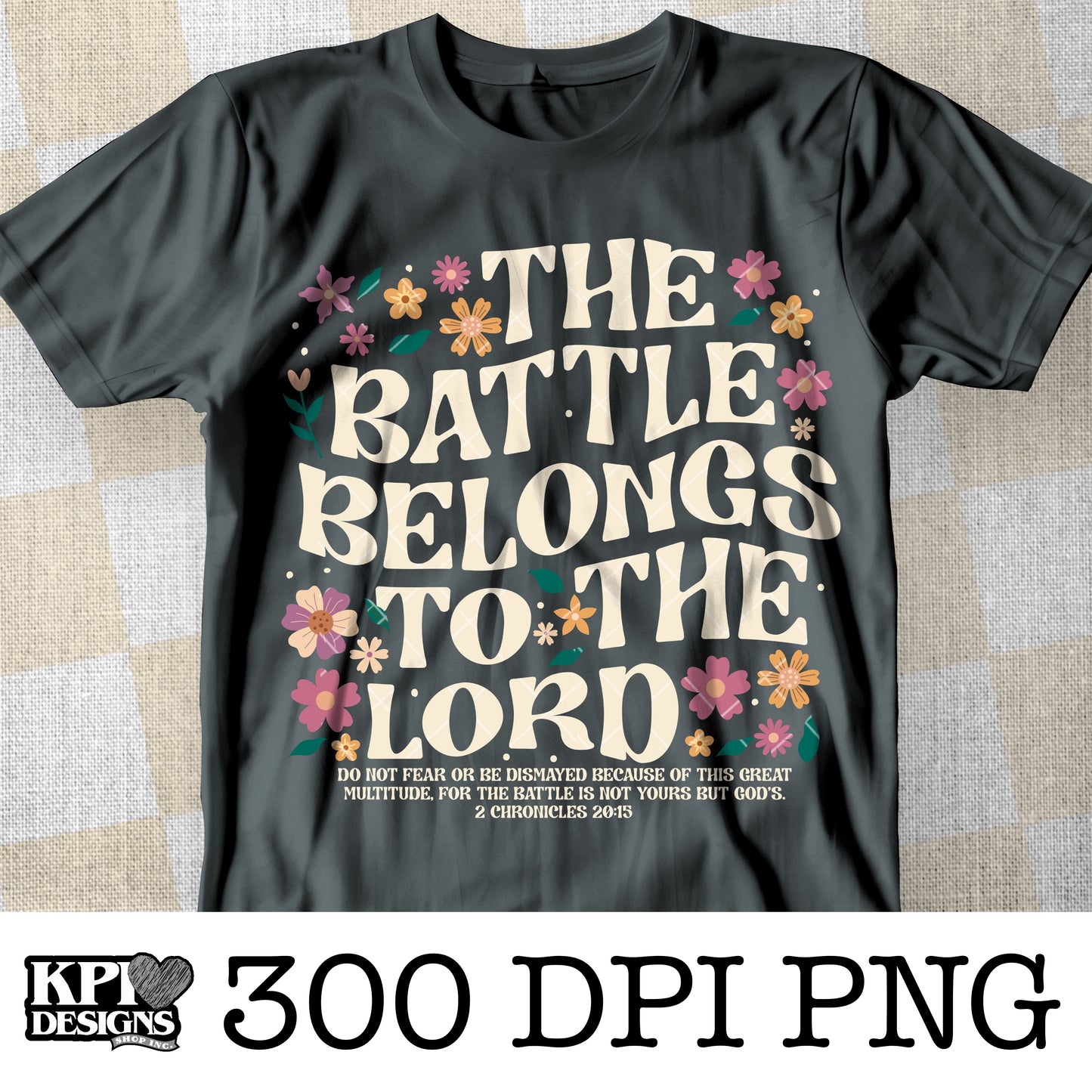 The Battle Belongs to the Lord (2-pack) - Mar2024 - PNG - Digital Design