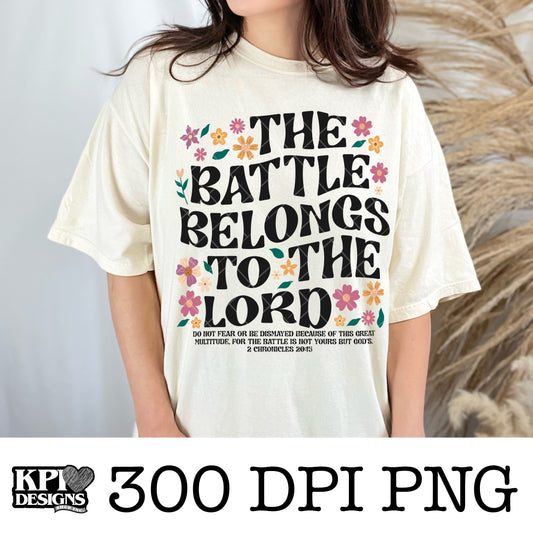 The Battle Belongs to the Lord (2-pack) - Mar2024 - PNG - Digital Design