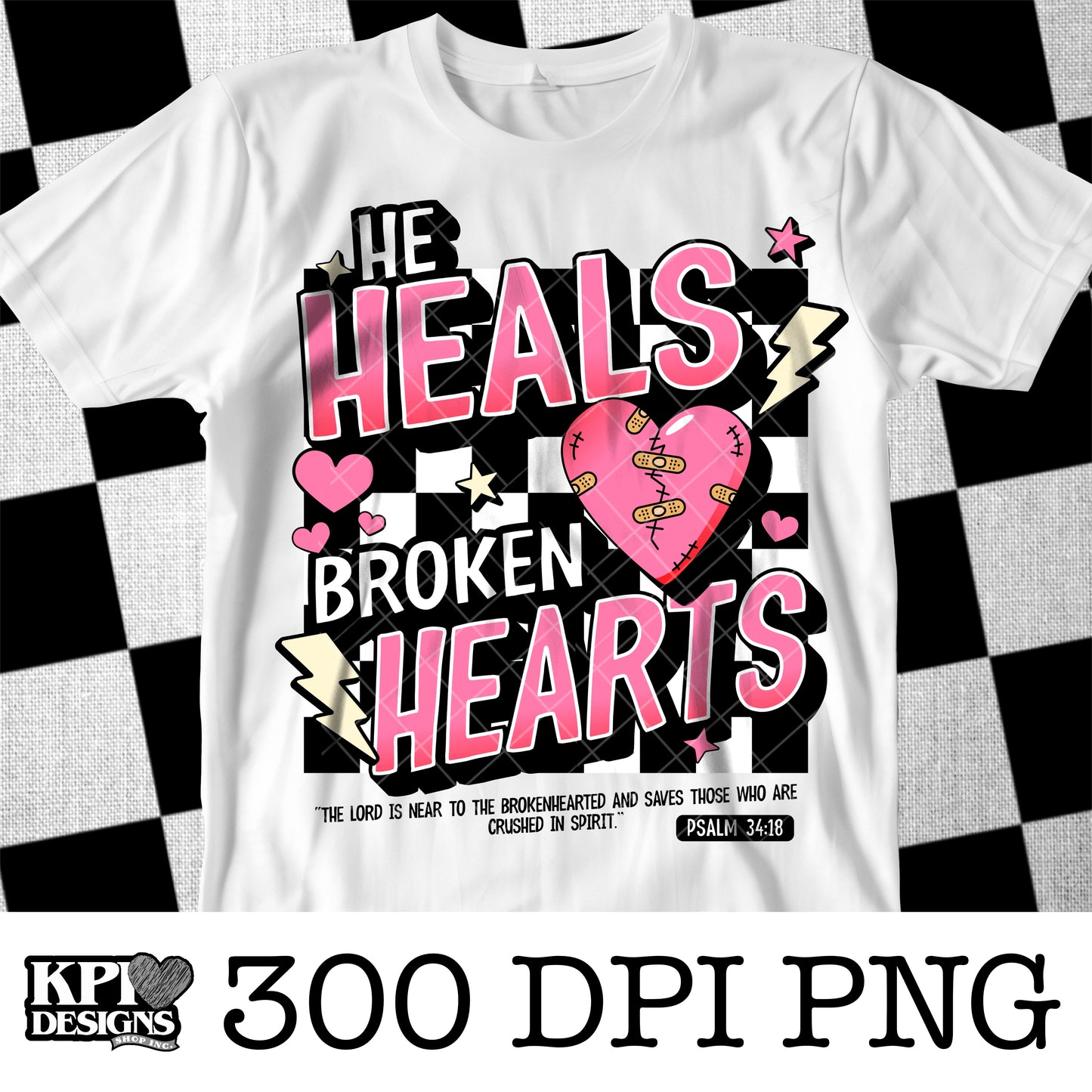 He Heals Broken Hearts (6-pack) - Mar2024 - PNG - Digital Design