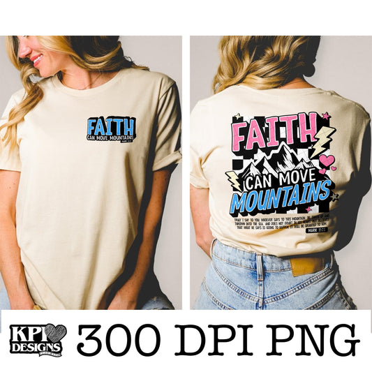 Faith Can Move Mountains (6-pack) - Mar2024 - PNG - Digital Design
